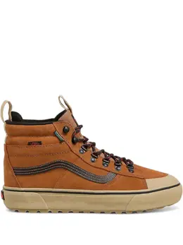 Vans: Коричневые кроссовки  Sk8-Hi