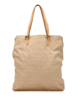 Fendi Pre-Owned: Коричневая сумка-шоппер 