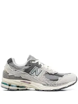 New Balance: Белые кроссовки 