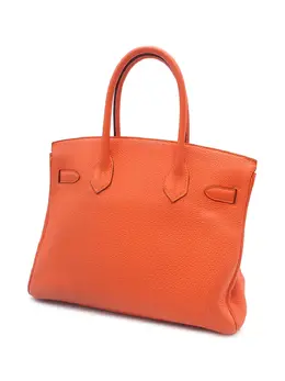 Hermès Pre-Owned: Оранжевая сумка 