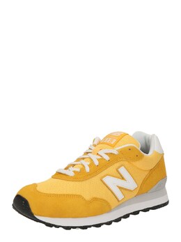 New Balance: Жёлтые кроссовки  515
