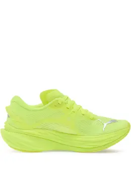 PUMA: Жёлтые кроссовки  Deviate Nitro