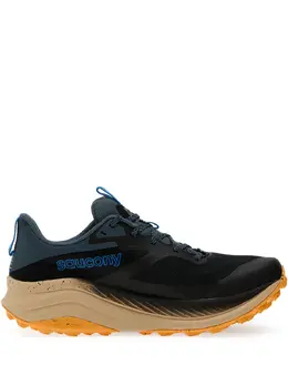 Saucony: Чёрные кроссовки 