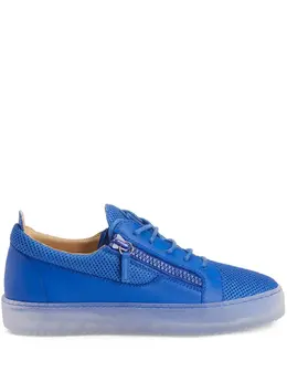 Giuseppe Zanotti: Голубые кроссовки  Frankie