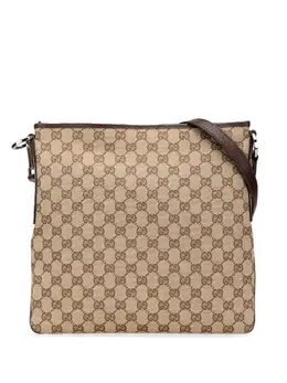 Gucci Pre-Owned: Коричневая сумка через плечо 