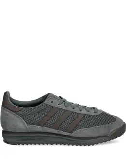adidas: Зелёные кроссовки  SL-72