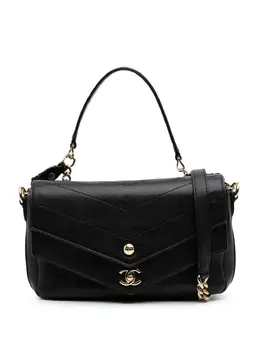 CHANEL Pre-Owned: Чёрная сумка 