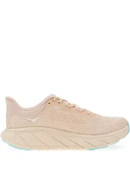 HOKA: Бежевые кроссовки 
