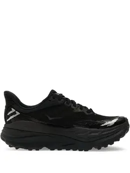 HOKA: Чёрные кроссовки 