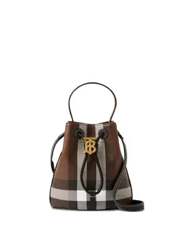 Burberry: Коричневая сумка  TB