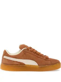 PUMA: Коричневые кроссовки  Suede