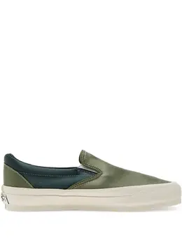 Vans: Зелёные кроссовки 