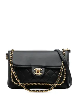 CHANEL Pre-Owned: Чёрная сумка 