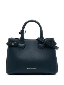 Burberry Pre-Owned: Голубая сумка 