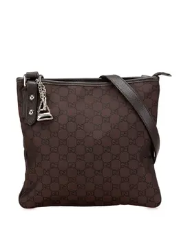 Gucci Pre-Owned: Коричневая сумка через плечо 