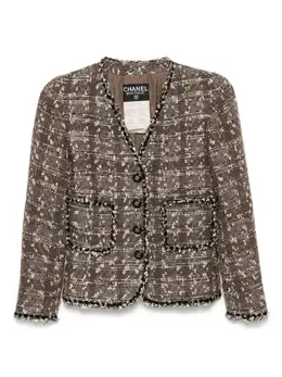 CHANEL Pre-Owned: Куртка без воротника 