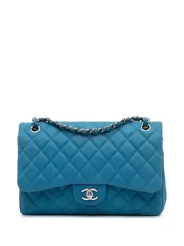 CHANEL Pre-Owned: Голубая сумка 