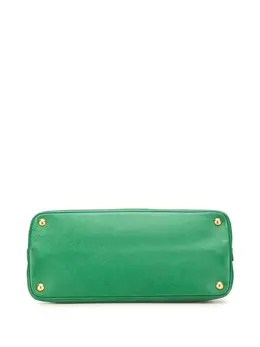 Prada Pre-Owned: Зелёная сумка 