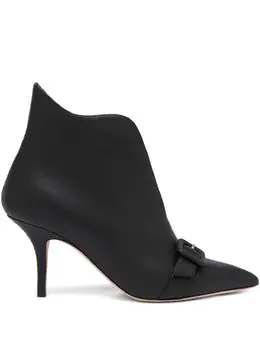 Malone Souliers: Чёрные ботинки 