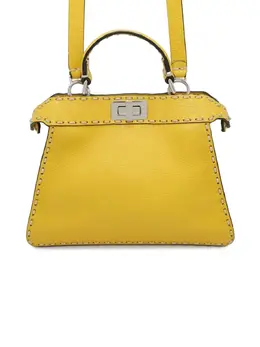 Fendi Pre-Owned: Жёлтая сумка 