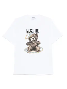 Moschino: Футболка с принтом 