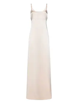 Max Mara: Атласное платье 