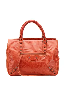 Balenciaga Pre-Owned: Оранжевая сумка-шоппер 