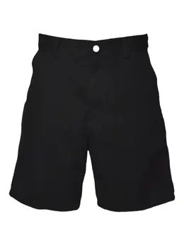 Carhartt WIP: Чёрные шорты 