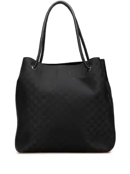 Gucci Pre-Owned: Чёрная сумка-шоппер 