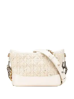 CHANEL Pre-Owned: Белая сумка через плечо 