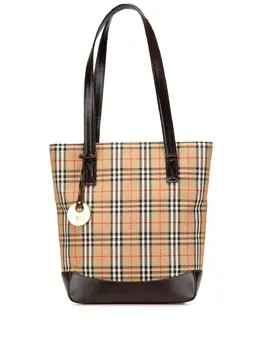 Burberry Pre-Owned: Коричневая сумка-шоппер 
