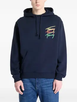 Tommy Jeans: Синяя толстовка 