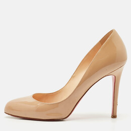 Christian Louboutin: Бежевые туфли 