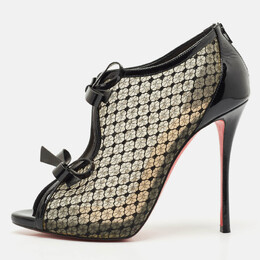 Christian Louboutin: Чёрные ботинки 