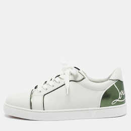 Christian Louboutin: Белые кроссовки 