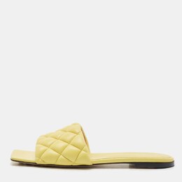 Bottega Veneta: Жёлтые сандалии  Lido