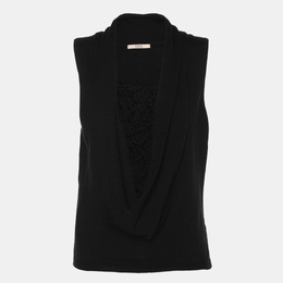 RED Valentino: Чёрный топ 
