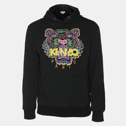 Kenzo: Чёрная толстовка  Tiger
