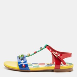 Dolce & Gabbana: Многоцветные сандалии  T