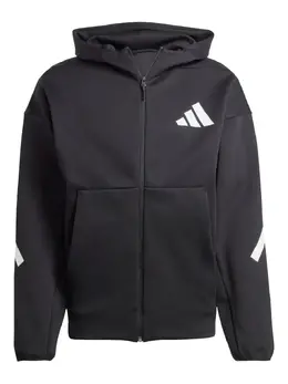 adidas: Чёрная толстовка 