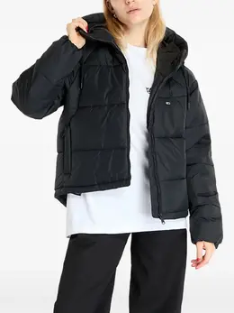 Tommy Jeans: Чёрная куртка 