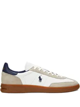 Polo Ralph Lauren: Белые кроссовки 
