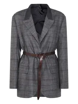 Brunello Cucinelli: Жакет с длинным рукавом 