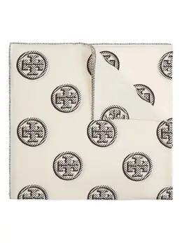 Tory Burch: Шарф с принтом 