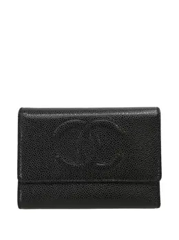 CHANEL Pre-Owned: Чёрный кошелёк 