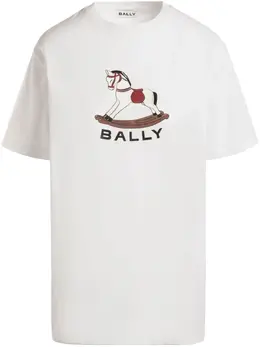 Bally: Футболка с принтом 
