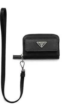 Prada: Чёрный картхолдер 