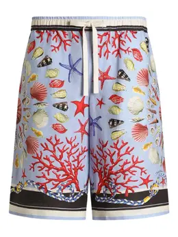 Dolce & Gabbana: Льняные шорты 