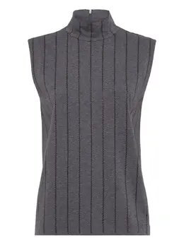 Brunello Cucinelli: Топ с блёстками 