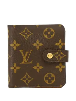 Louis Vuitton Pre-Owned: Коричневый картхолдер 